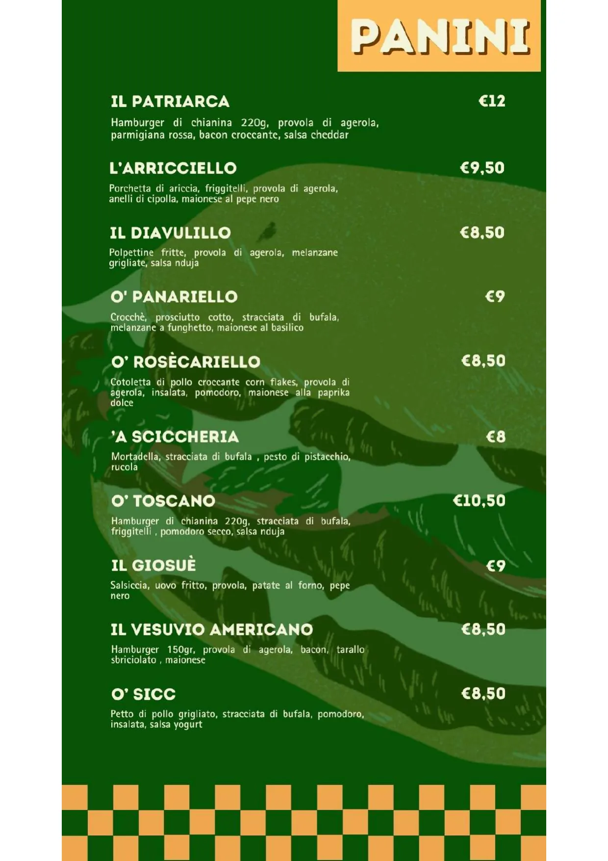 Menu pagina 4