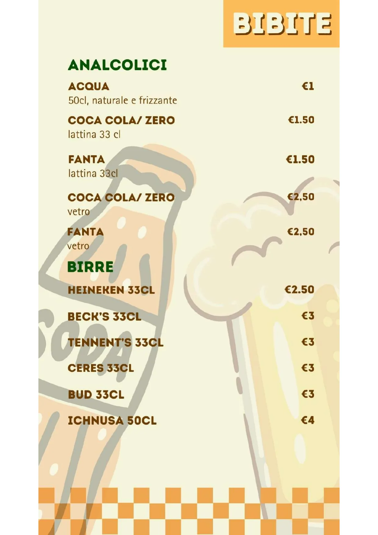 Menu pagina 5